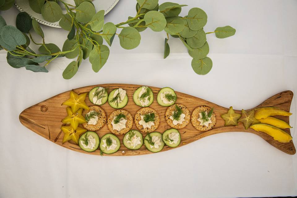 Smoked Fish Canapes