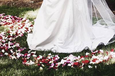 Bride in the gardens