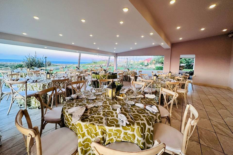 Dinner at gold course