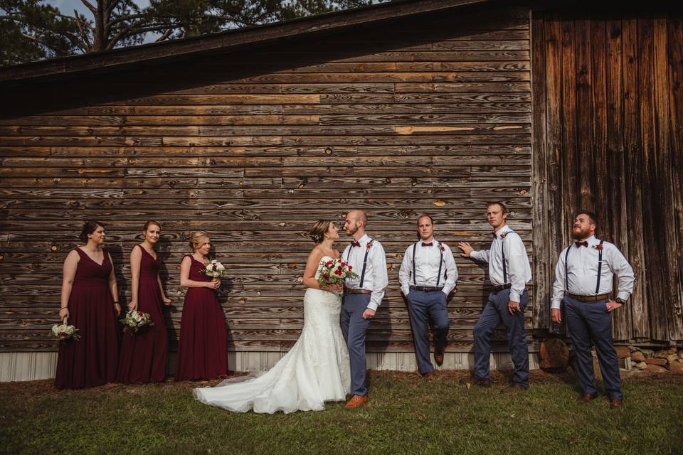 Bride and groom