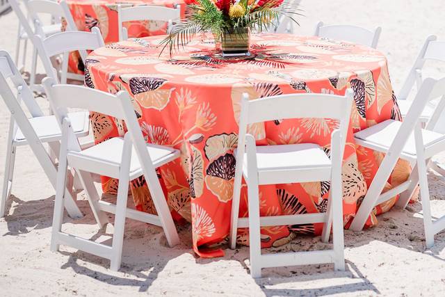 Colorful Beach Reception