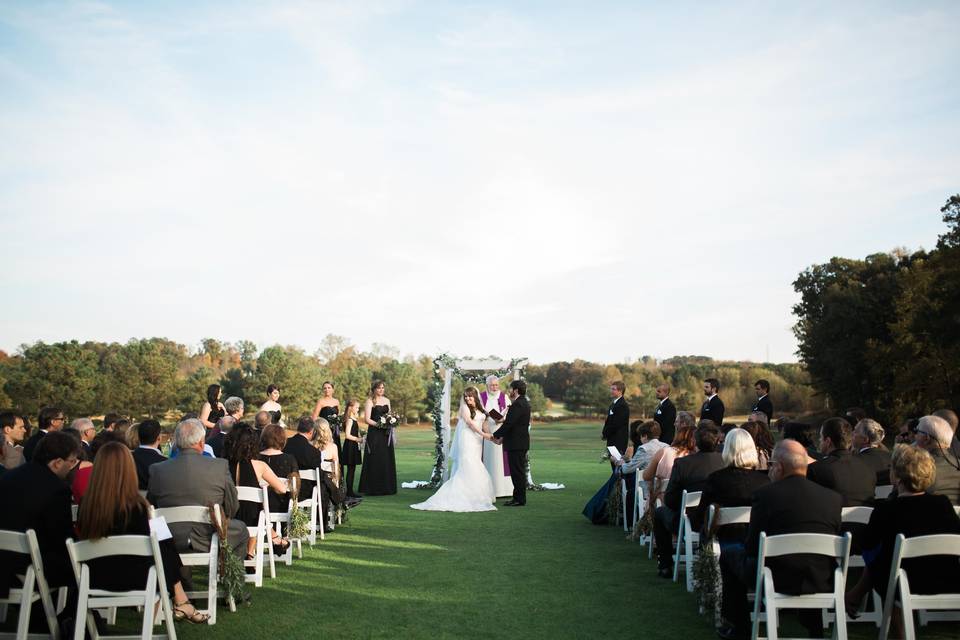 Outdoor wedding