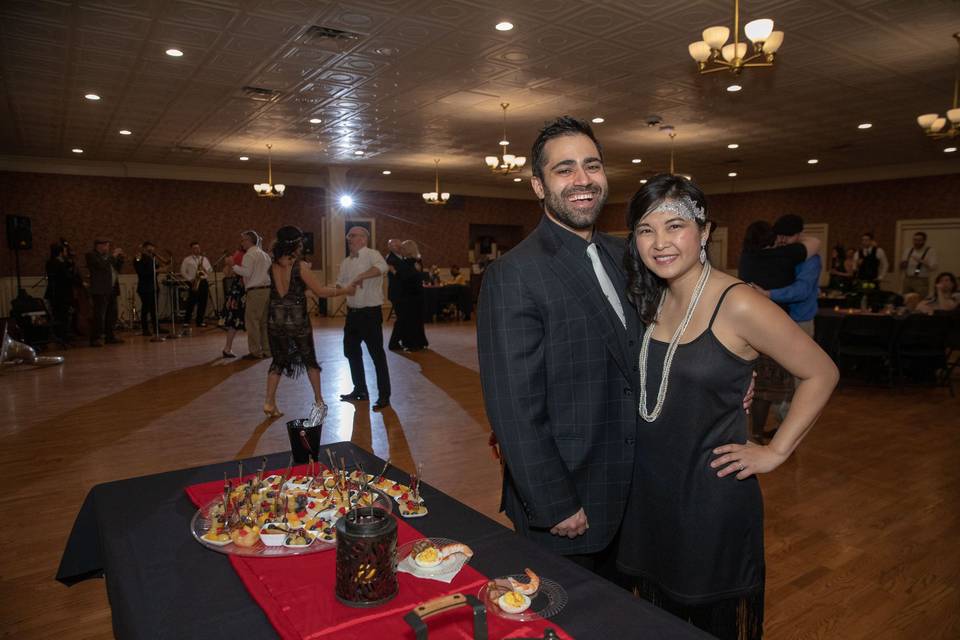 Couple in main hall