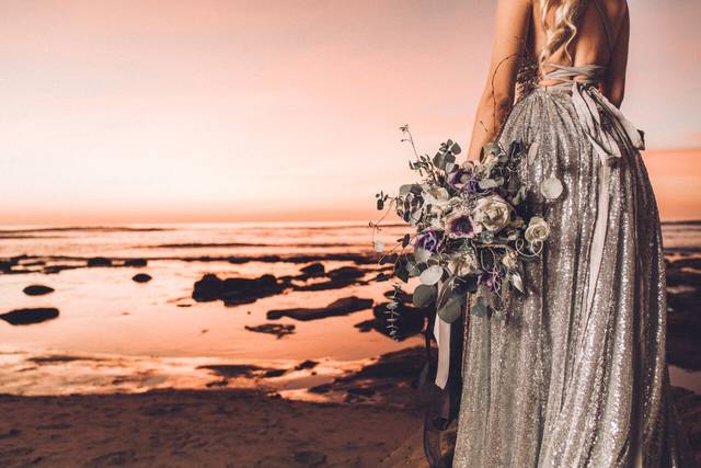 Bridal Bouquet Ocean Gown