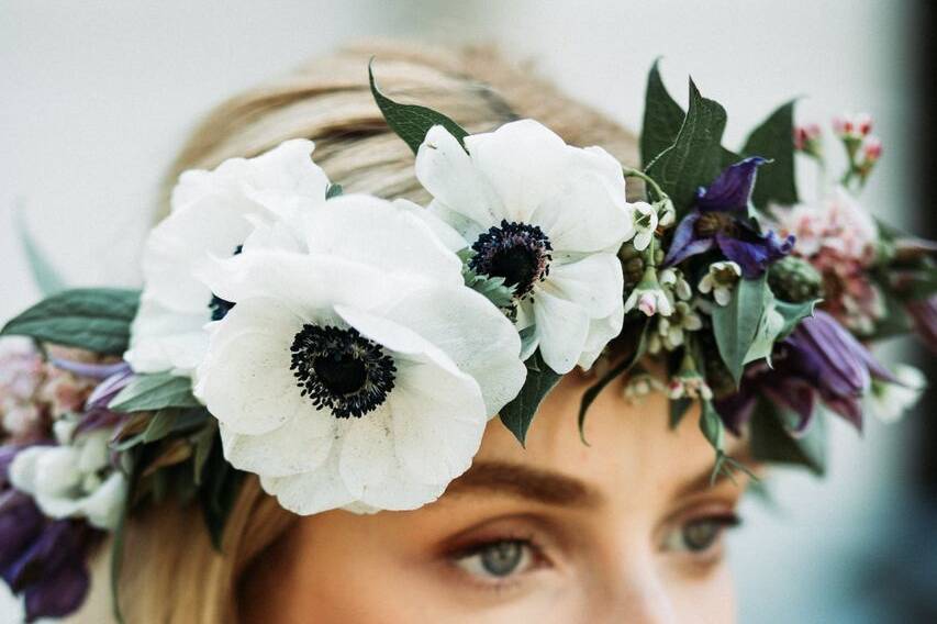 Flower crown bridal