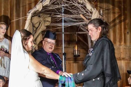 Handfasting part of the service