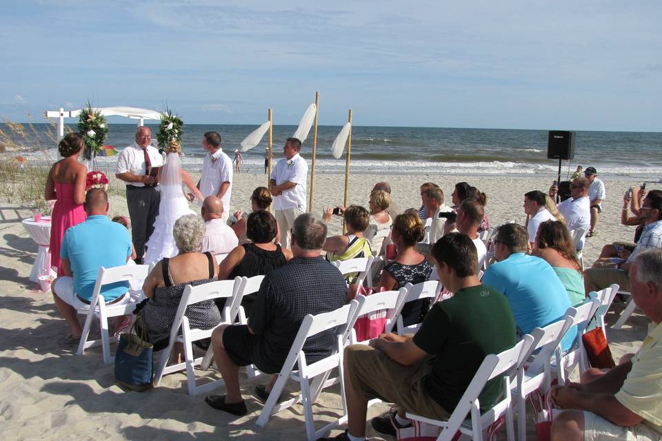 Beach wedding