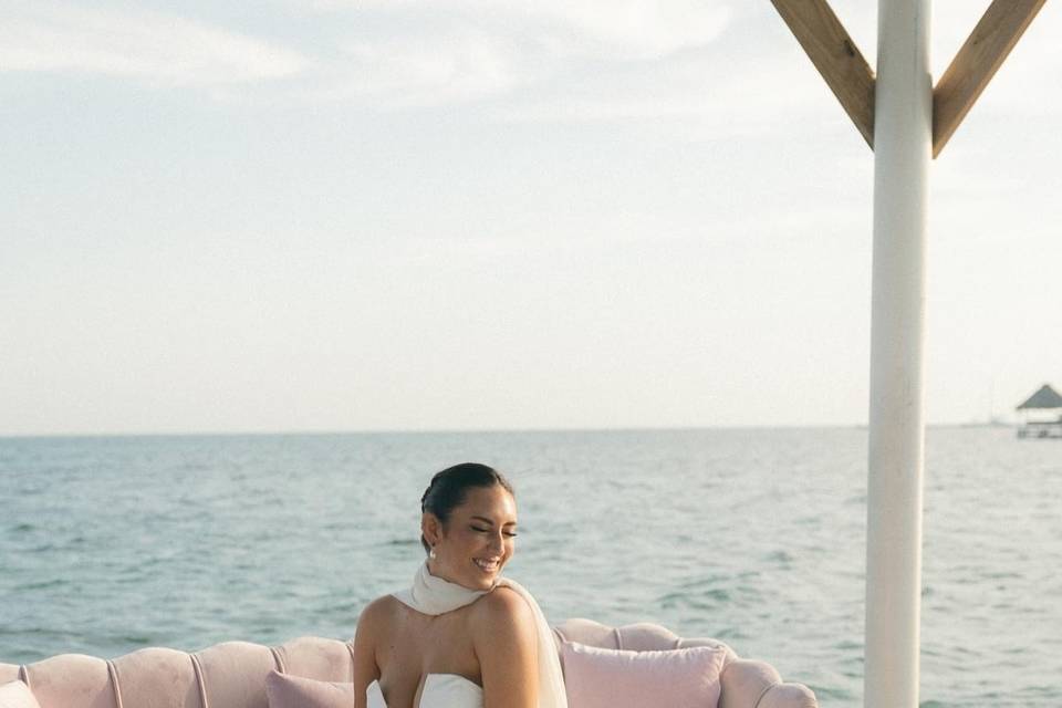 Bride Belize Wedding