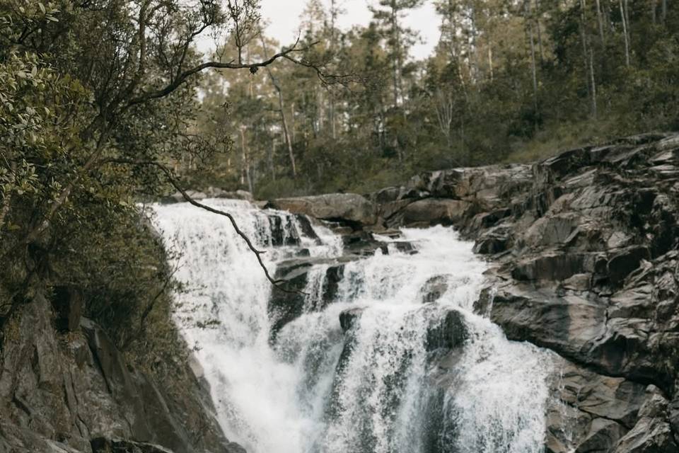 Waterfall Wedding Belize