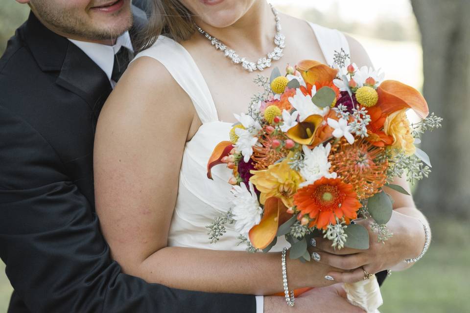 Orange flowers