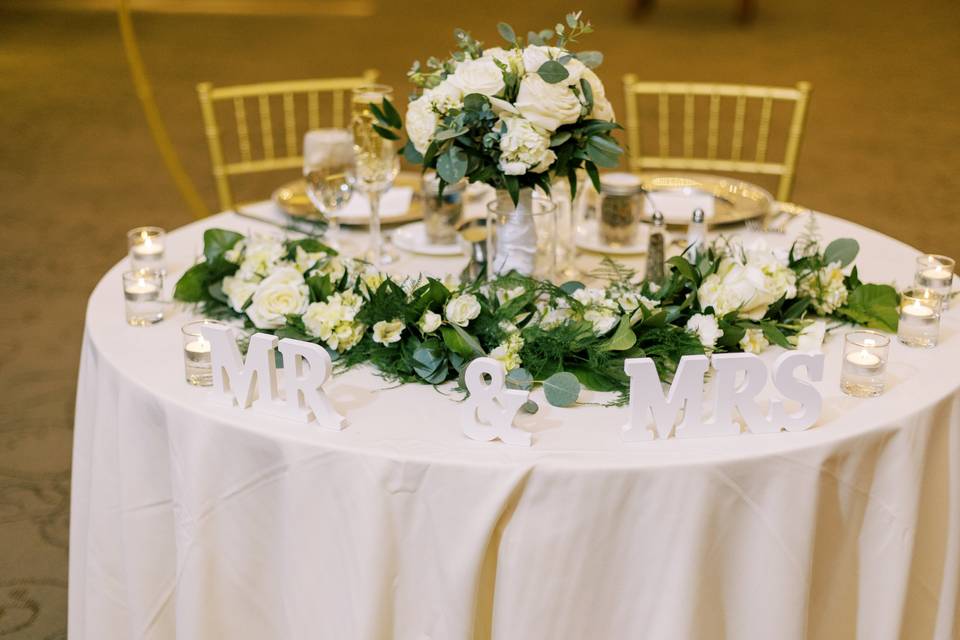 Sweetheart Table