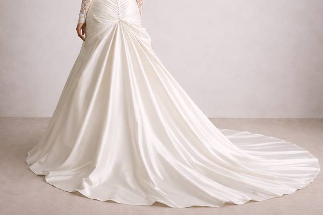 Custom design wedding dress