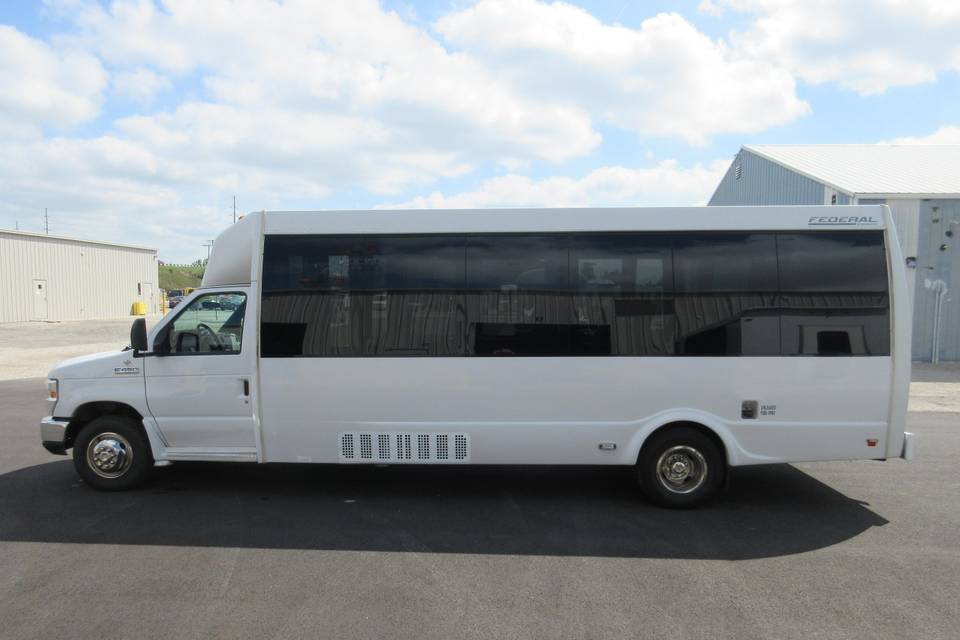 Perfect for wedding shuttles!