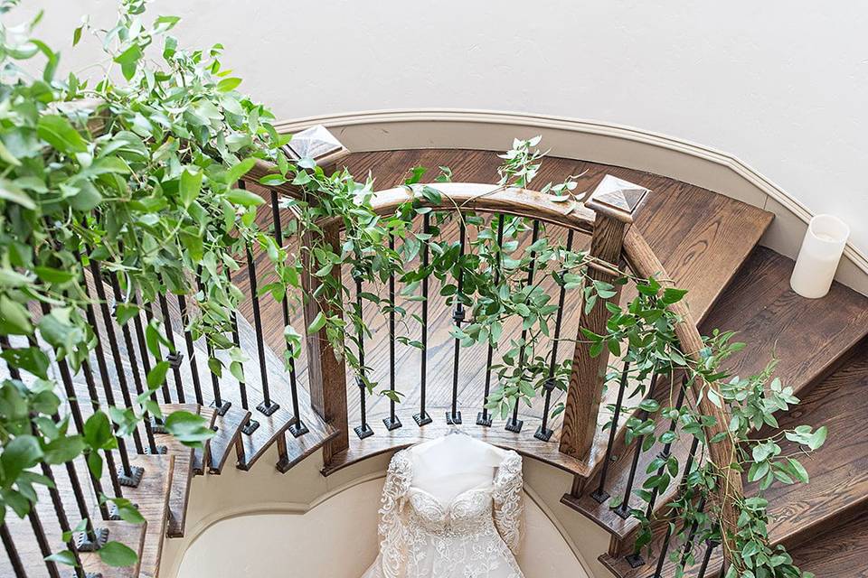 Staircase with Greenery