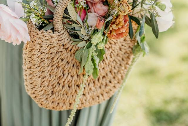 Flowers in basket