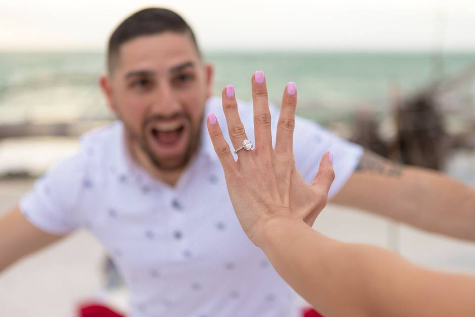 She said YES!!!