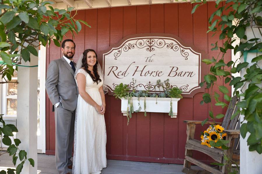 The red horse barn