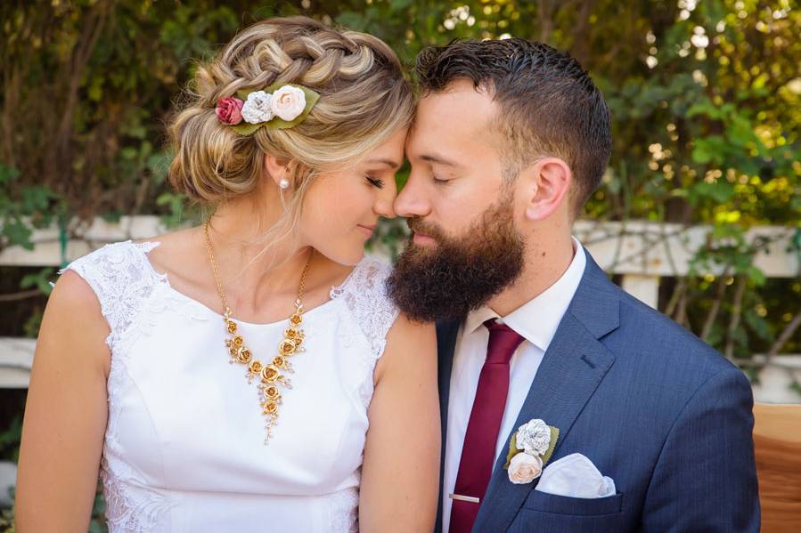 Bride & grom portrait