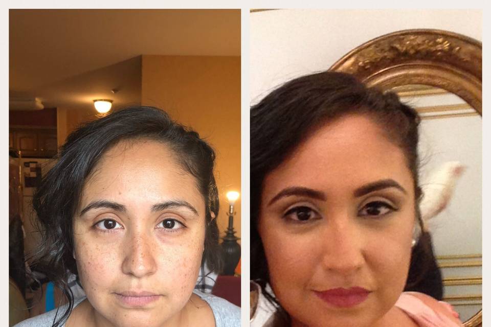 Bridesmaid Before & After