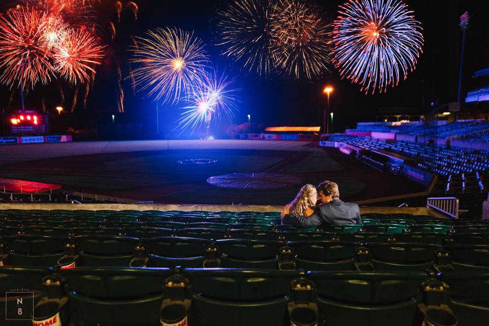 Fireworks at End of Epic Party