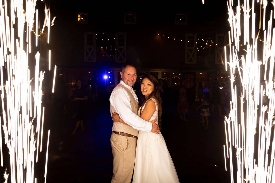 Epic Picture w/ Cold Sparklers