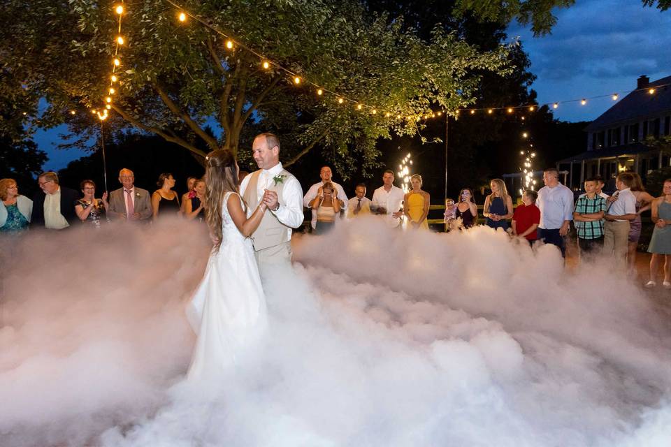 Magical First Dance in Clouds