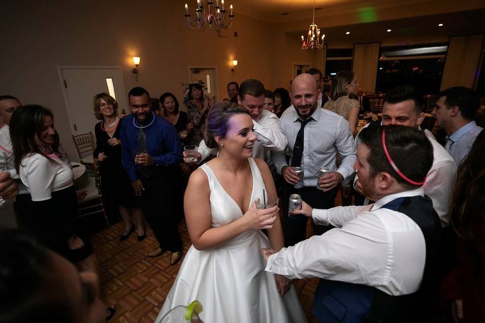 Bride & Groom Getting Down