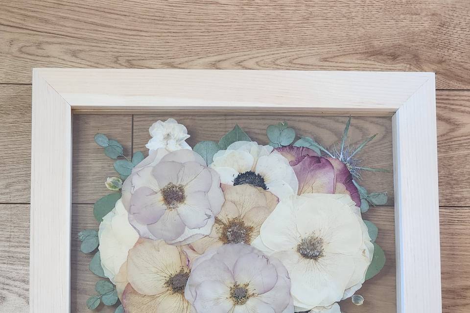 Pressed Wedding Bouquet