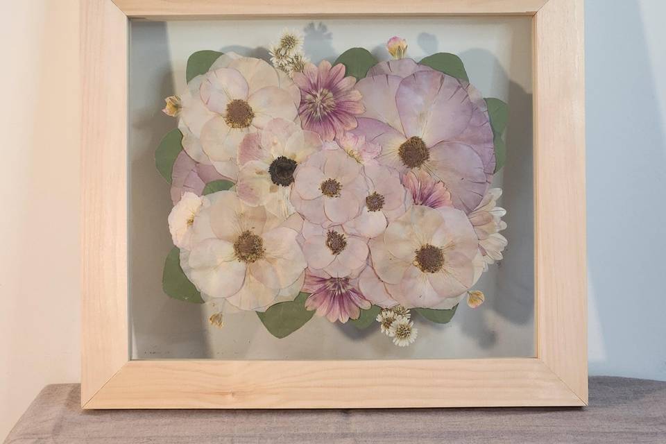 Pressed Wedding Bouquet
