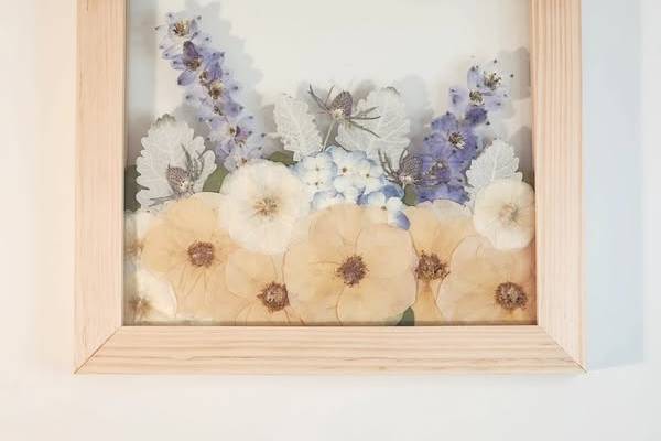 Pressed Bouquet Garden Design