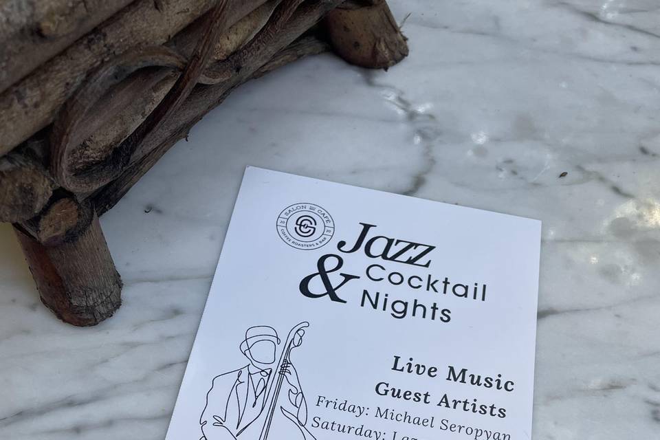 Musical duet Jazz night