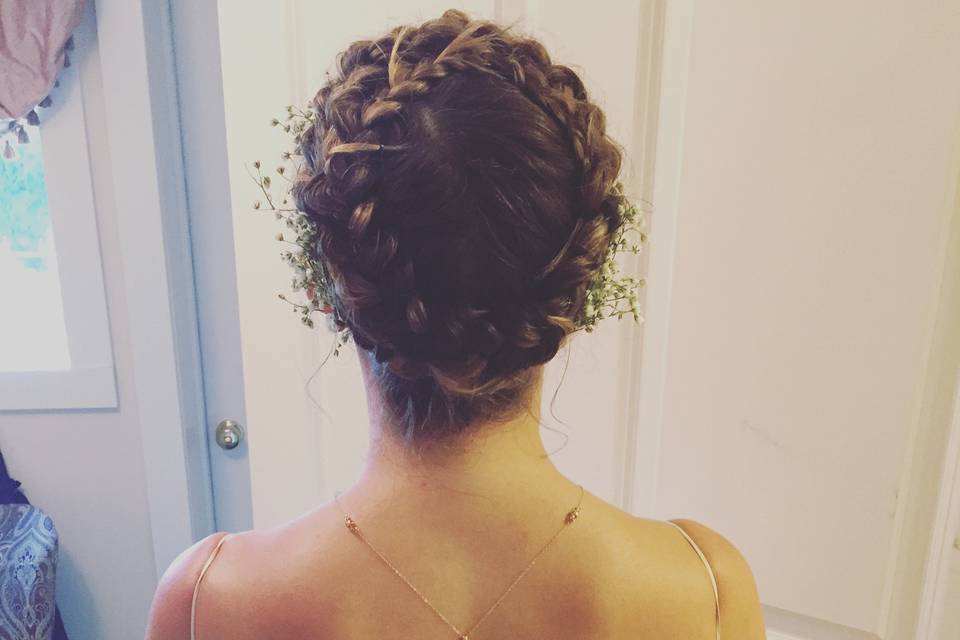 NJ Bride Braided updo