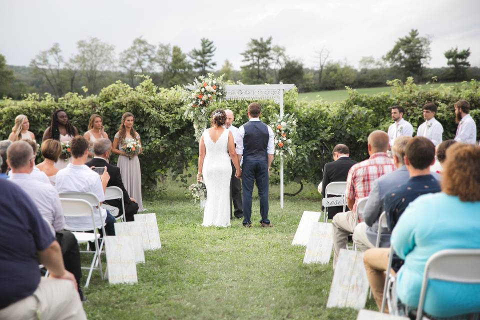 Ceremony at Vineyard