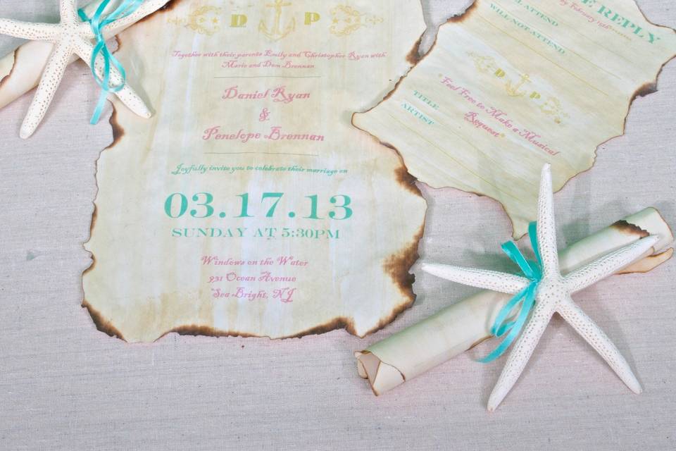 Shipwrecked wedding inspiration shoot