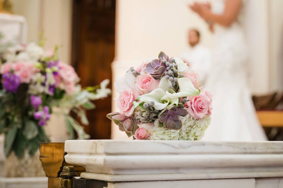 Wedding at Holy Cross Church