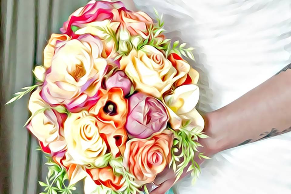 Love Of Art - Bride w/ bouquet