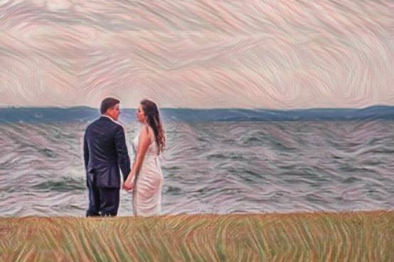 Love Of Art - Lake Wedding