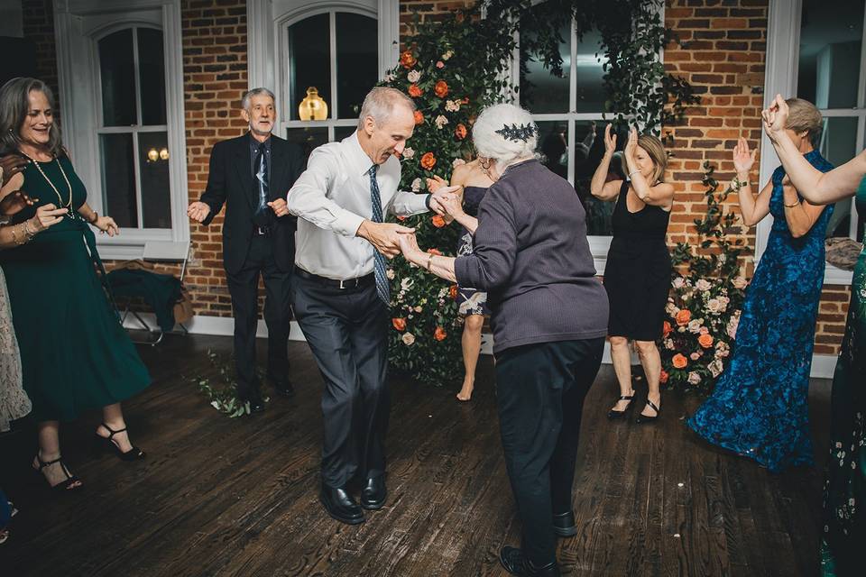 Dad & Grandma dancing