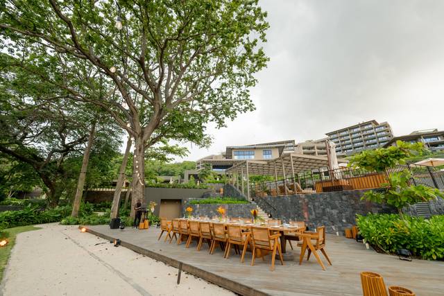 Beach Terrace set up