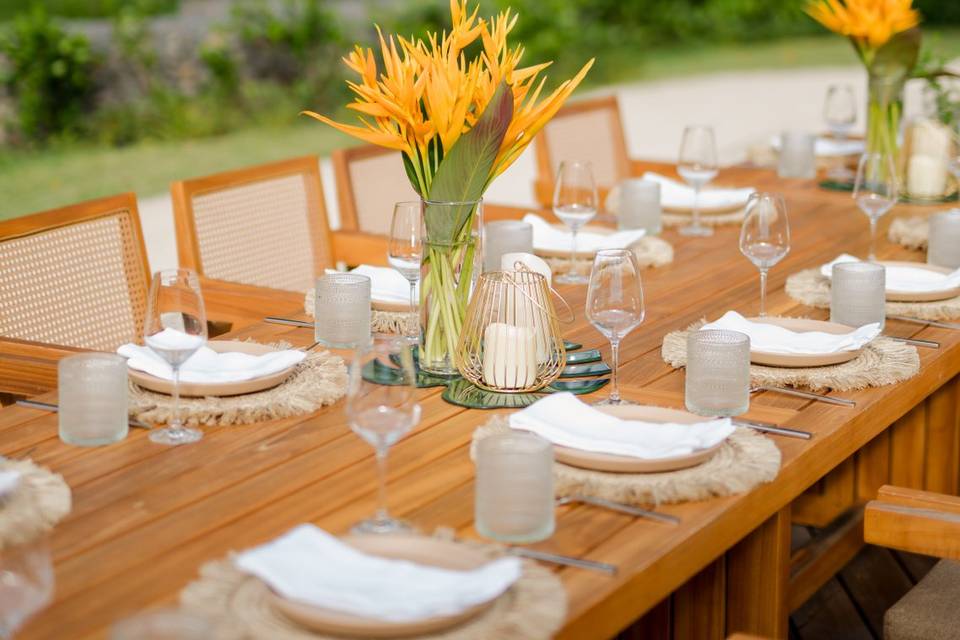 Beach Terrace set up