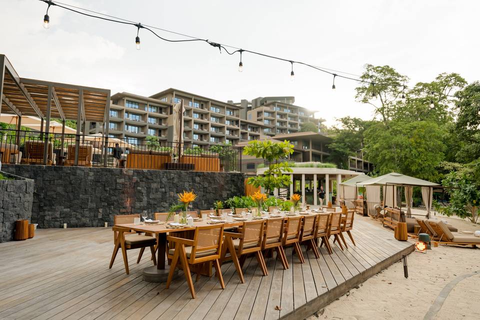 Beach Terrace set up