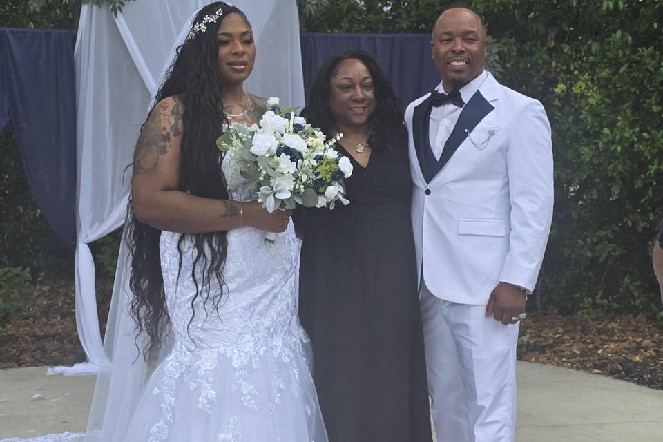 The new husband & wife