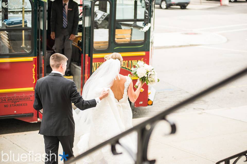 Bride and groom