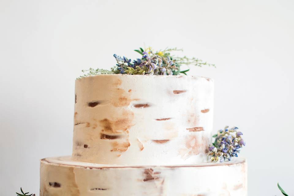 Birch Tree Cake