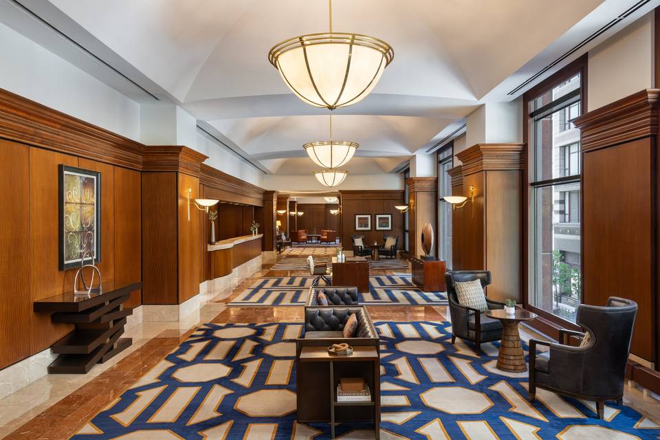 Hotel lobby