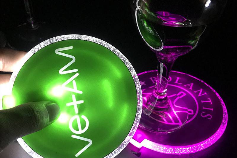 LED Coaster Wedding Favors