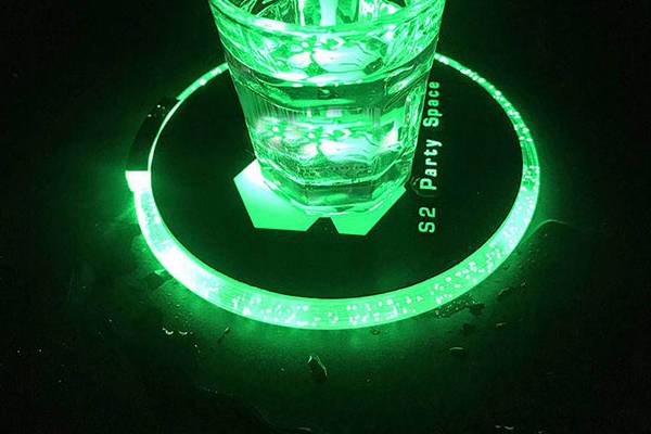 LED Drink Activated Coasters