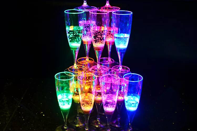 LED champagne Glass tower