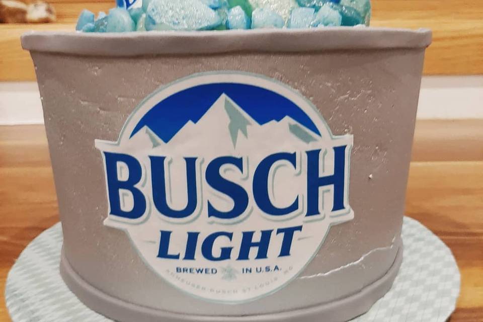 Busch Light Groom's Cake