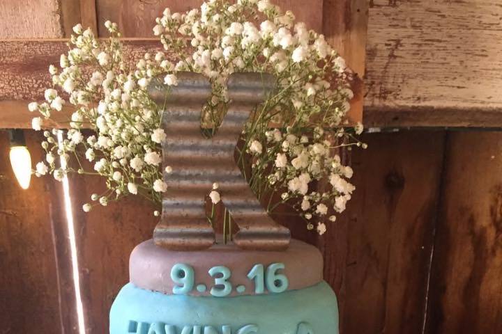 Mason Jar Wedding Cake